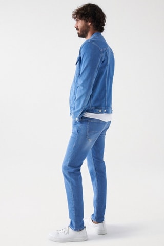 Veste en jean - Bleu