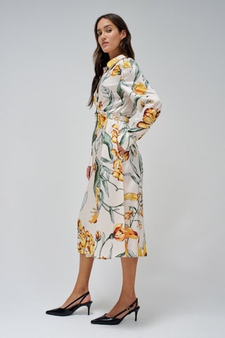 Robe portefeuille - Beige