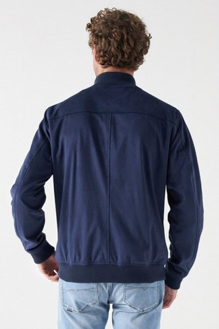 Blouson regular - Bleu