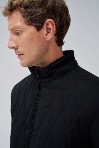 Blouson regular - Noir