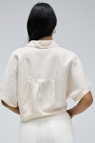 Chemisier noué - Beige