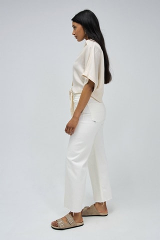 Chemisier noué - Beige