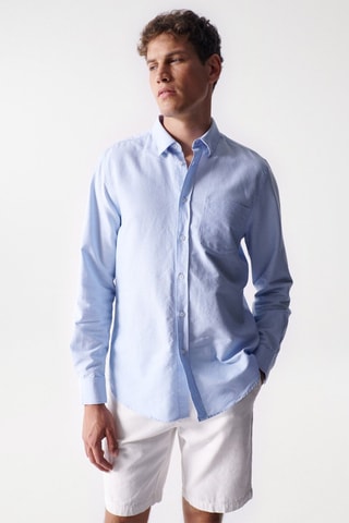 Chemise regular - Bleu