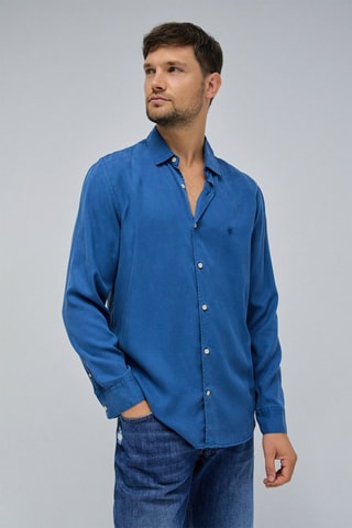 Chemise regular - Bleu