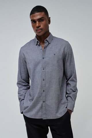 Chemise regular - Gris
