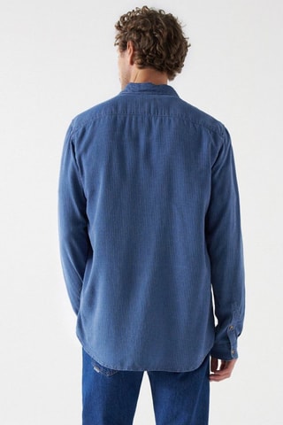 Chemise regular - Bleu