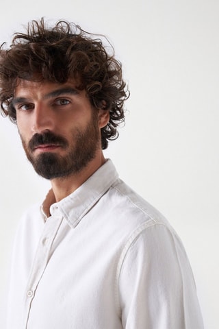 Chemise slim - Blanc