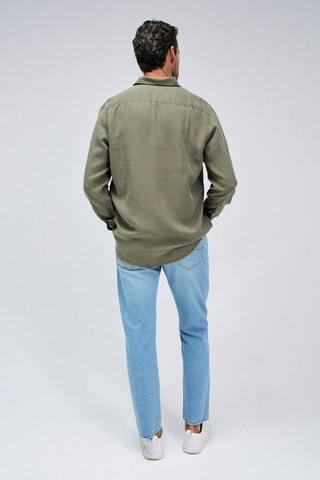 Chemise regular - Vert kaki