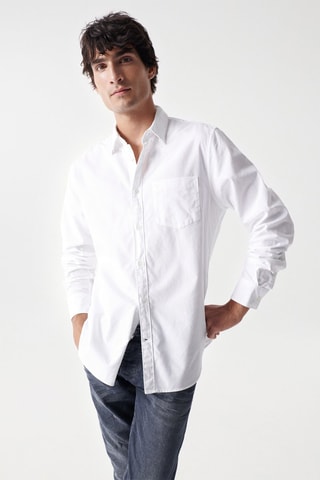 Chemise regular - Blanc