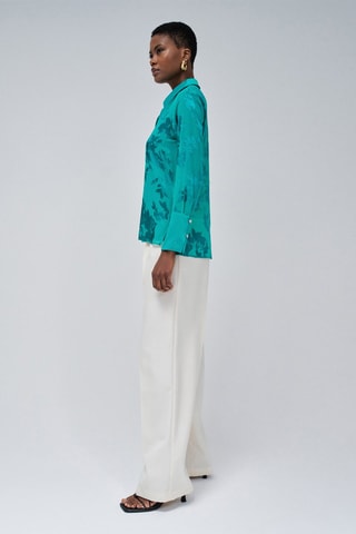 Chemise regular - Turquoise