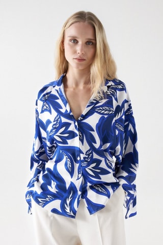 Chemisier regular - Bleu