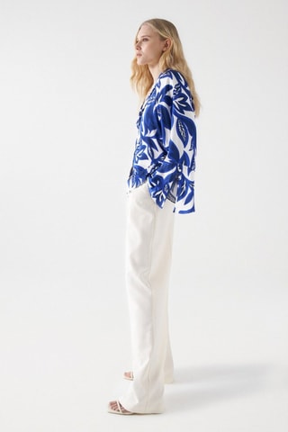 Chemisier regular - Bleu