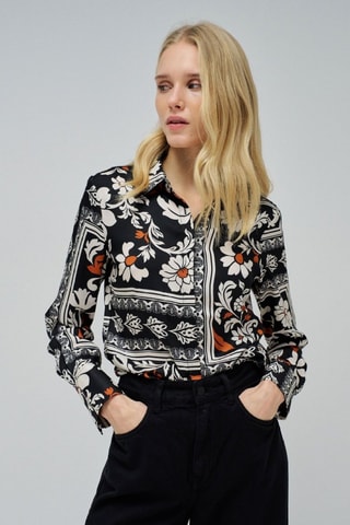 Chemise regular - Noir