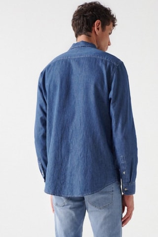 Chemise regular - Bleu