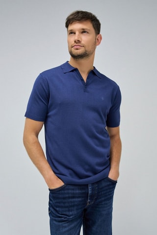 Polo regular - Bleu
