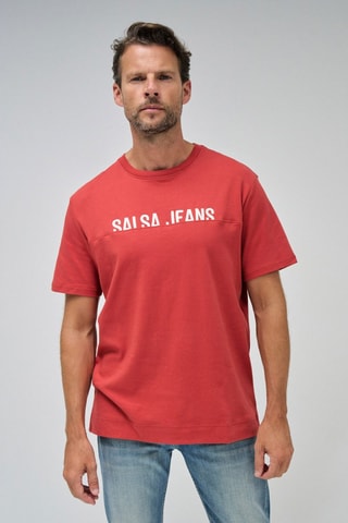T-shirt regular - Rouge