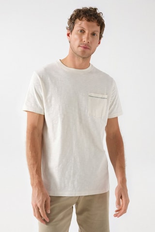 T-shirt slim - Blanc
