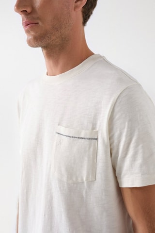 T-shirt slim - Blanc