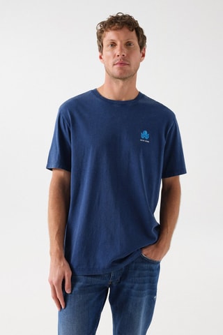 T-shirt regular - Bleu