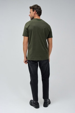 T-shirt slim - Vert kaki