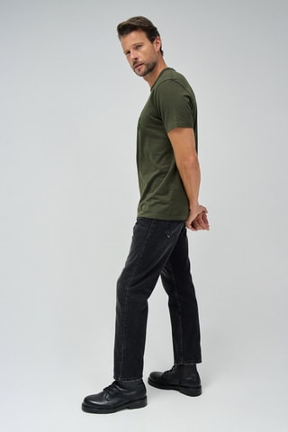 T-shirt slim - Vert kaki