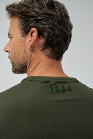 T-shirt slim - Vert kaki