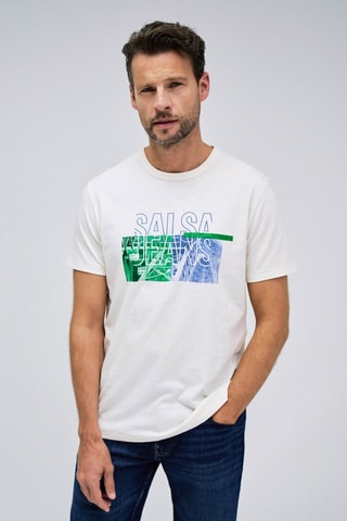 T-shirt slim - Blanc