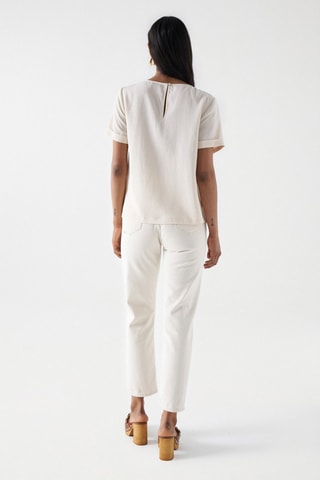 Blouse regular - Beige