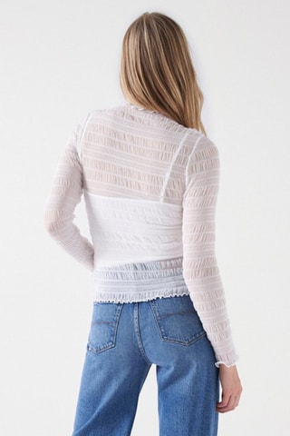 Blouse slim - Blanc