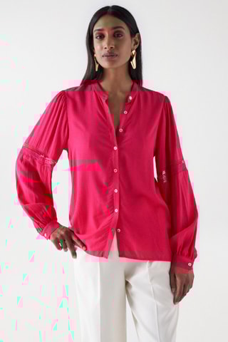 Blouse - Rose foncé