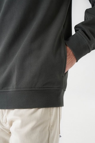 Sweat regular - Vert foncé