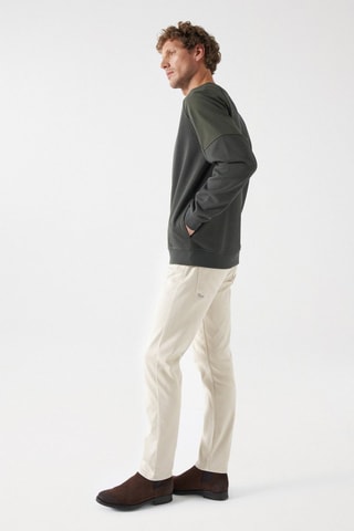 Sweat regular - Vert foncé