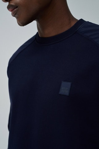 Sweat regular - Bleu foncé