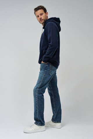 Sweat à capuche - Bleu foncé