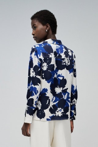 Blouse regular - Bleu