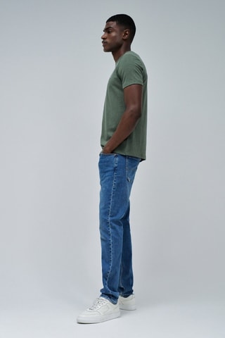 T-shirt slim - Vert foncé