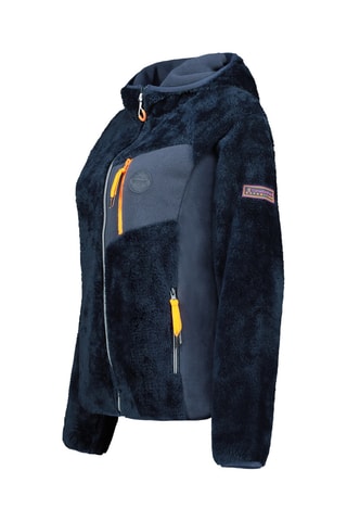 Fleece Jasje met Capuchon Toscaneak - Marineblauw