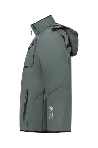 Jasje Softshell Royauteak - Donkergrijs en Zwart