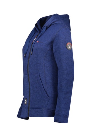 Fleece Jasje met Capuchon Talerteak Marineblauw