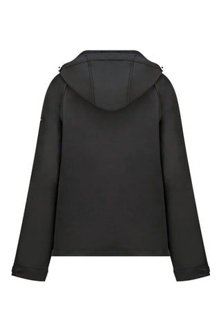 Jasje met Capuchon Softshell - Zwart