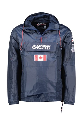 Cortavientos con capucha Butaneak - Azul marino