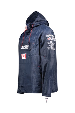 Cortavientos con capucha Butaneak - Azul marino