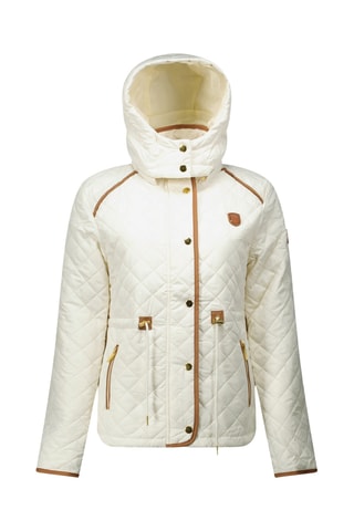 Doudoune à capuche Doyateak - Ecru