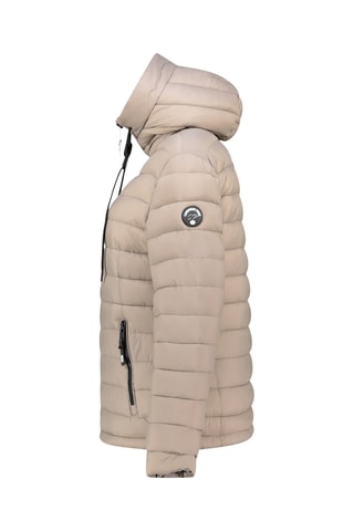 Doudoune à capuche Azuleak - Taupe