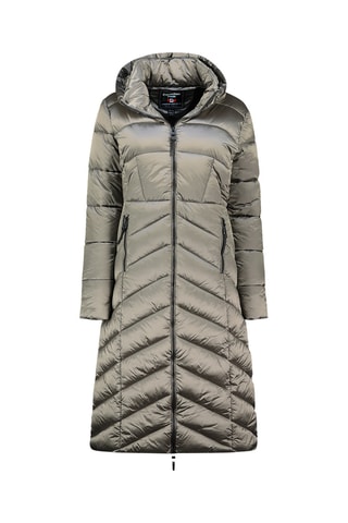 Lange Gewatteerde Jas Blancheak - Lichtgrijs