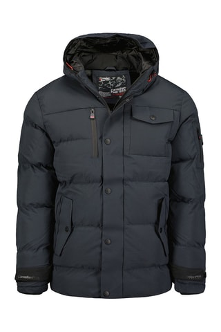 Gewatteerde Jas met Capuchon Aldesteak - Marineblauw