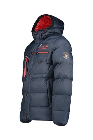 Gewatteerde Jas met Capuchon Counteak - Marineblauw