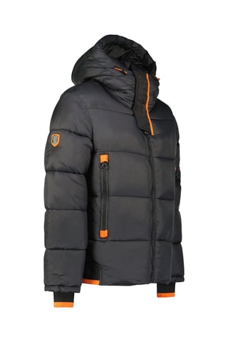 Gewatteerde Jas met Capuchon Calixeak - Zwart