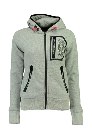 Sweater met Capuchon Fonaldeak Gemêleerd Grijs