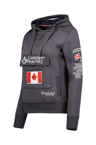 Sweater met Capuchon Gyrelle Donkergrijs